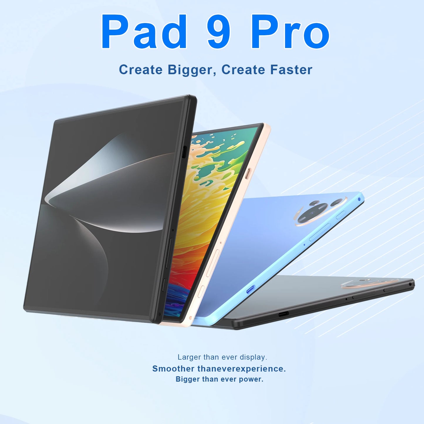 Original Pad 9 Pro Tablet 10.1 inch Android 13 Snapdragon 8gen2 Xioami Global 16GB+1024GB 10000mah 5G Dual SIM WIFI HD Screen
