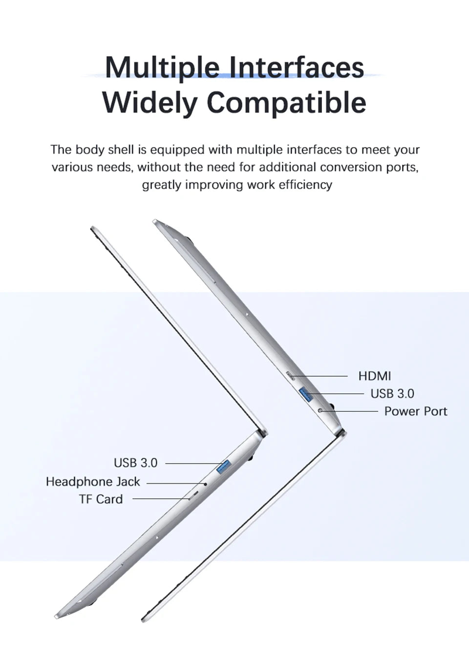 Ultra Slim Windows 11 Laptop Computer 14.1" 12GB RAM 512GB 1TB SSD Intel N4000 Notebook Gamer 1920*1080 Office Study Computer PC