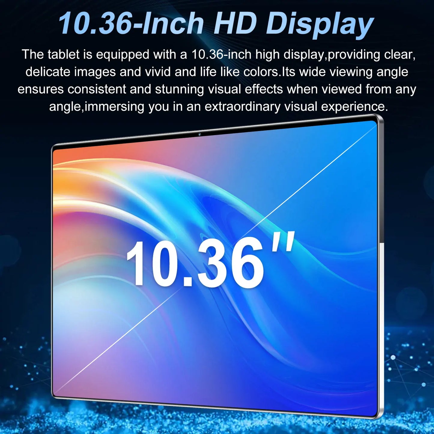 5G Tablet Android 13.0 16GB RAM,1TB ROM Brand New 10.36 Inch Tablet 16MP 32MP 12000mAh 10Core WIFI Bluetooth Network
