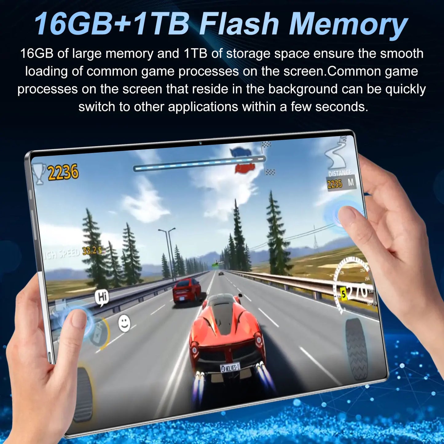 5G Tablet Android 13.0 16GB RAM,1TB ROM Brand New 10.36 Inch Tablet 16MP 32MP 12000mAh 10Core WIFI Bluetooth Network