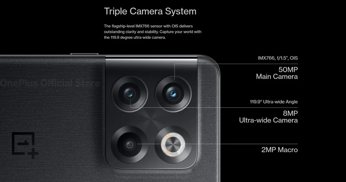 OnePlus 10T 10 T 5G Smartphone Global Version 8GB 128GB Snapdragon 8+ Gen 1 125W SUPERVOOC 4800mAh 120 Hz Fluid AMOLED Display