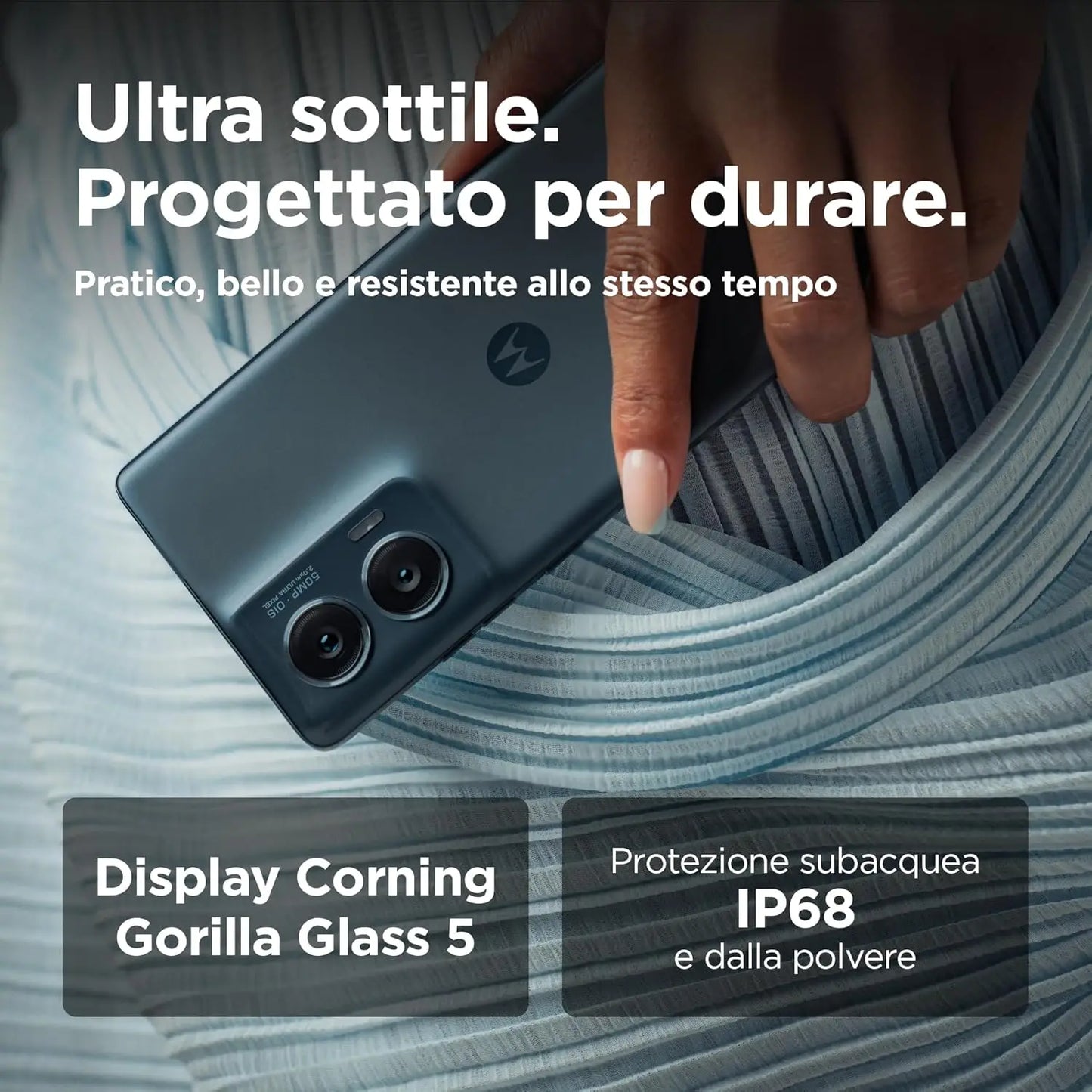 Motorola Edge 50 Fusion Smartphone 5G Snapdragon 7 Gen2 6.7" 144Hz P-OLED Screen Display 50MP Camera 5000mAh Battery