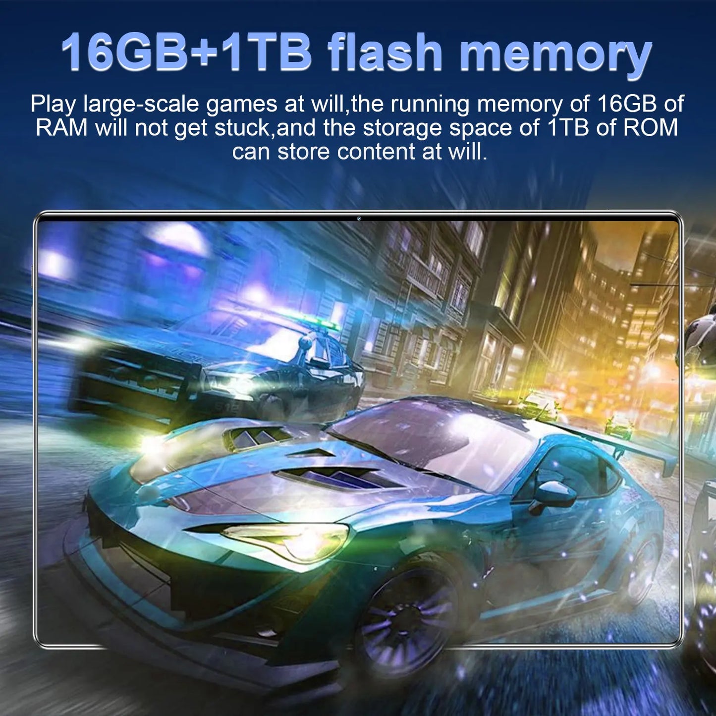 5G Tablet Android 13.0 16GB RAM,1TB ROM Brand New 10.36 Inch Tablet 16MP 32MP 12000mAh 10Core WIFI Bluetooth Network