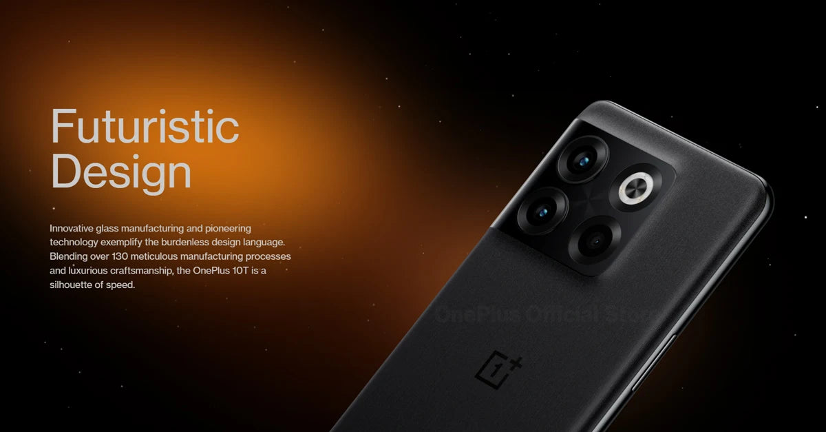OnePlus 10T 10 T 5G Smartphone Global Version 8GB 128GB Snapdragon 8+ Gen 1 125W SUPERVOOC 4800mAh 120 Hz Fluid AMOLED Display