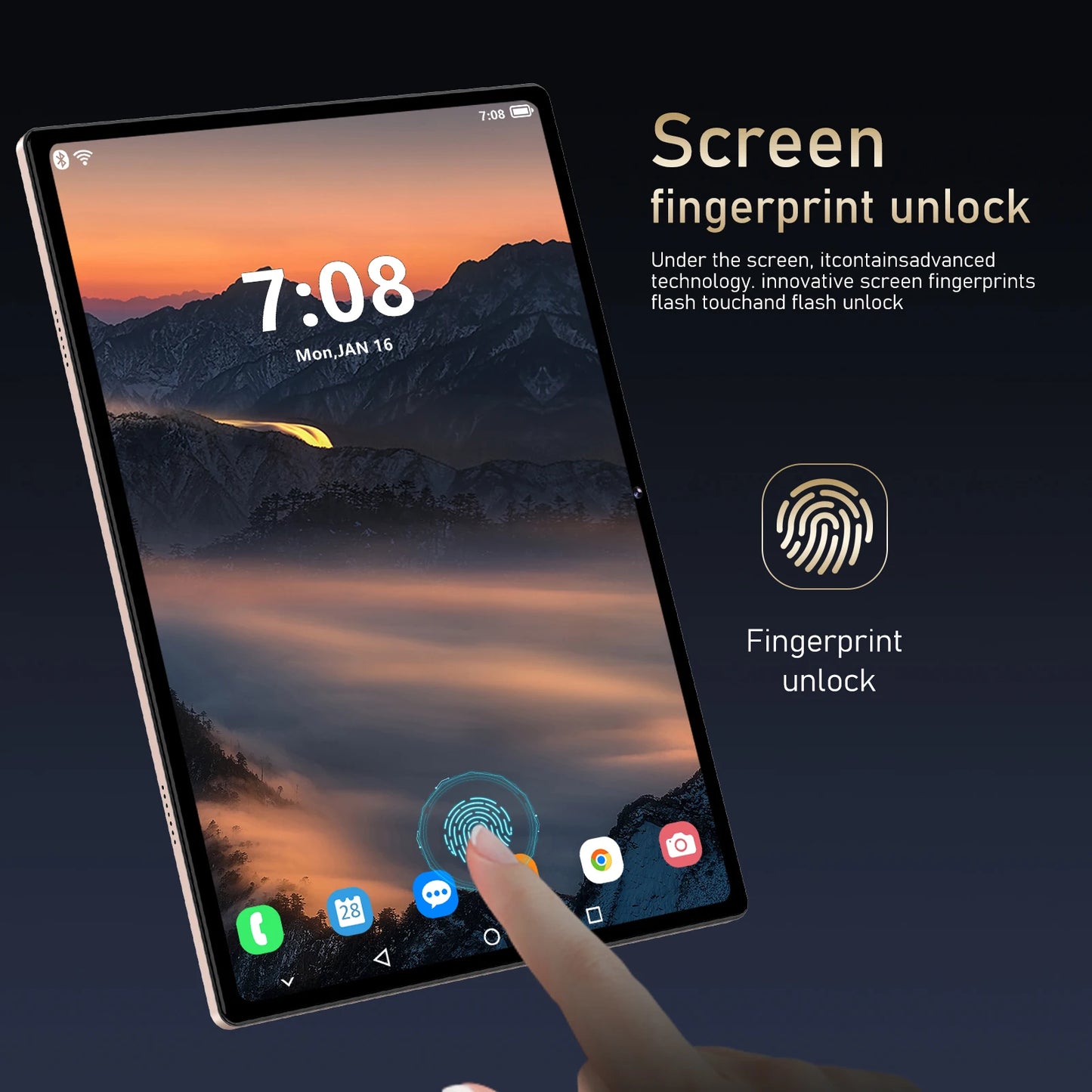 Original Pad 9 Pro Tablet 10.1 inch Android 13 Snapdragon 8gen2 Xioami Global 16GB+1024GB 10000mah 5G Dual SIM WIFI HD Screen