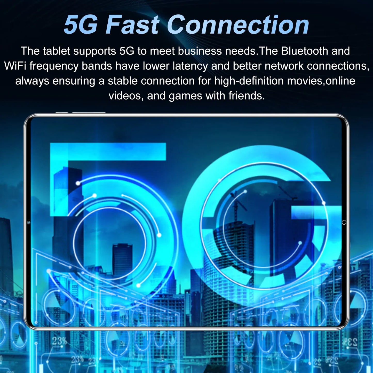 5G Tablet Android 13.0 16GB RAM,1TB ROM Brand New 10.36 Inch Tablet 16MP 32MP 12000mAh 10Core WIFI Bluetooth Network