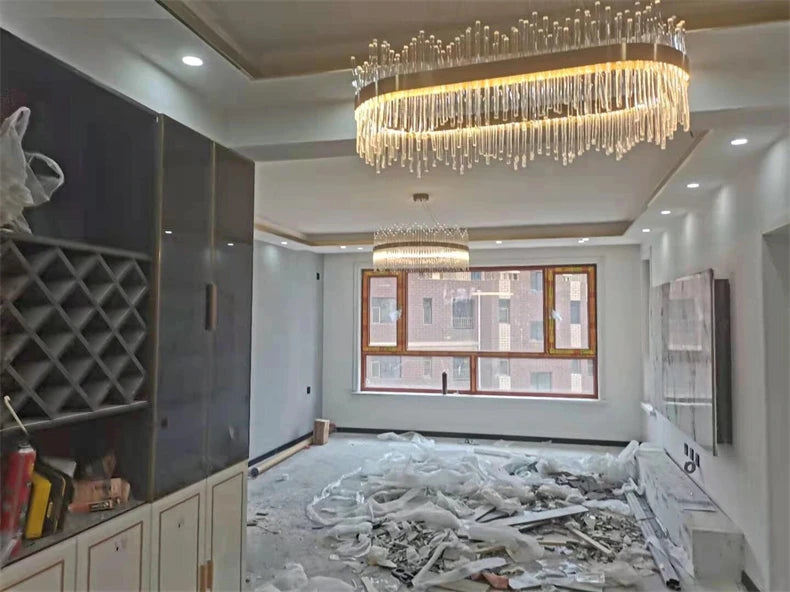 Chandelier Living Room Modern Simple Light Luxury Lighting Dining Room Lamp Hall Pendant Lights Crystal Bedroom Lamp 2025 New