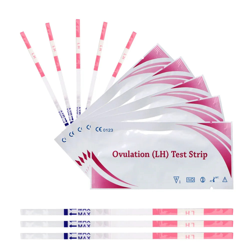 10pcs LH Ovulation Test Strips for women LH Predictor Tests Urine Test Strips First Response Over 99% Accuracy Pregnancy Test