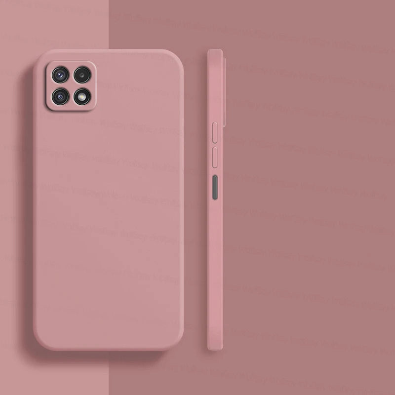 For Samsung Galaxy A22S 5G Case Samsung Galaxy A22 A22S 5G Cover Luxury TPU Shockproof Liquid Silicon Phone Case Samsung A22S 5G