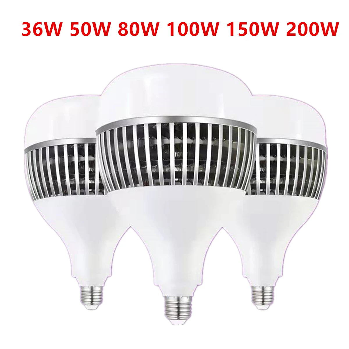 E26 E27 E39 E40 Led Bulb 220v Lampara Led Light Bulbs High Power 30W 50W 100W 150W 200W Lighting For Home Industrial Garage Lamp