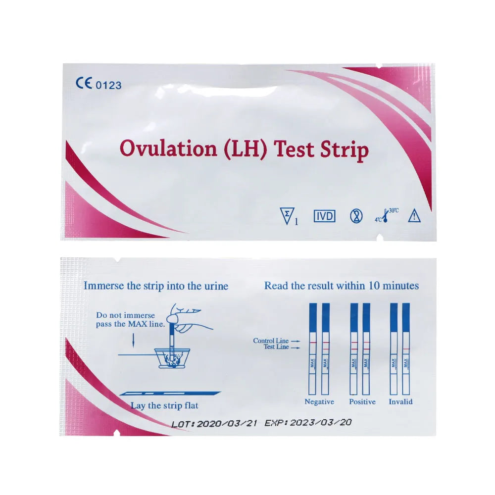 10pcs LH Ovulation Test Strips for women LH Predictor Tests Urine Test Strips First Response Over 99% Accuracy Pregnancy Test