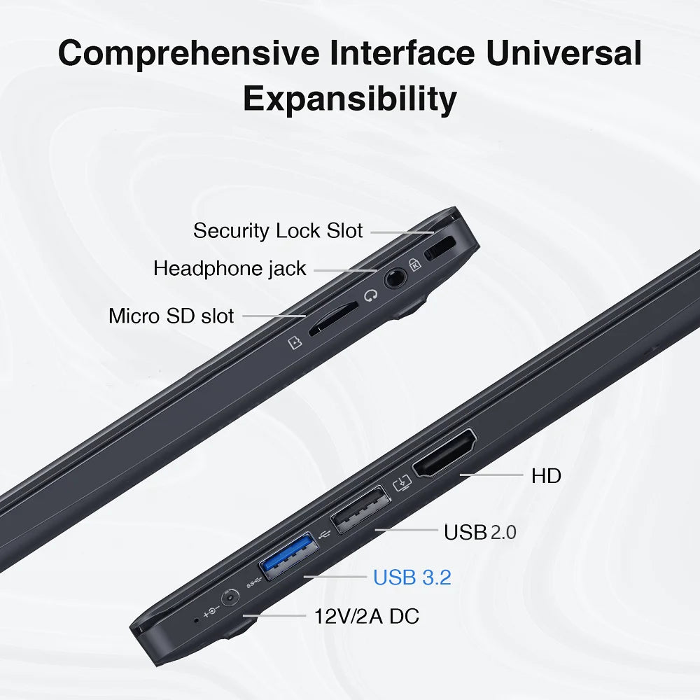 Intel Celeron N5095 4-Core Processor Intel UHD Graphics 2.90 GHz 16GB RAM 512GB Pc Laptop Laptops Brand New