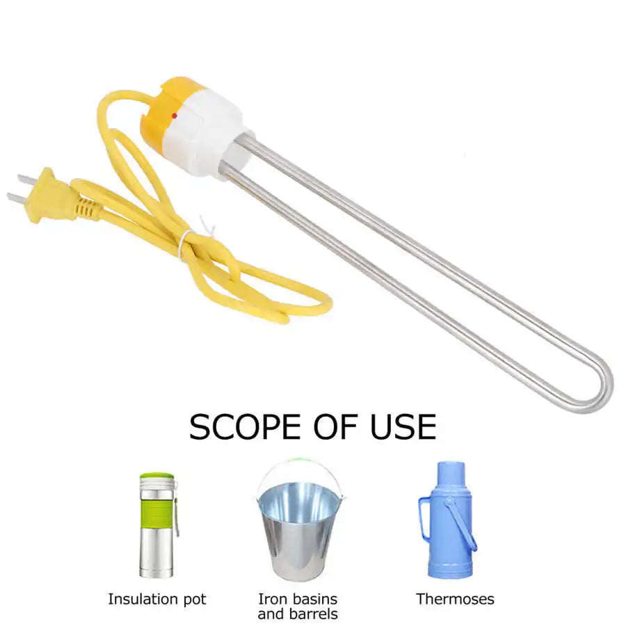 Portable Electric Immersion Boiler Heating Rod Water Heater Automatic Power Off CN 220V Immersion Hot Water Heating Boiler
