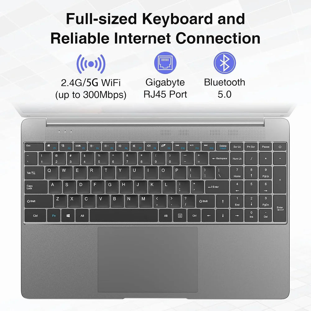 15.6 Inch Intel Core I3-5005U 16GB DDR4 256GB SSD SATA Laptops Brand New Cheap Gaming Laptop