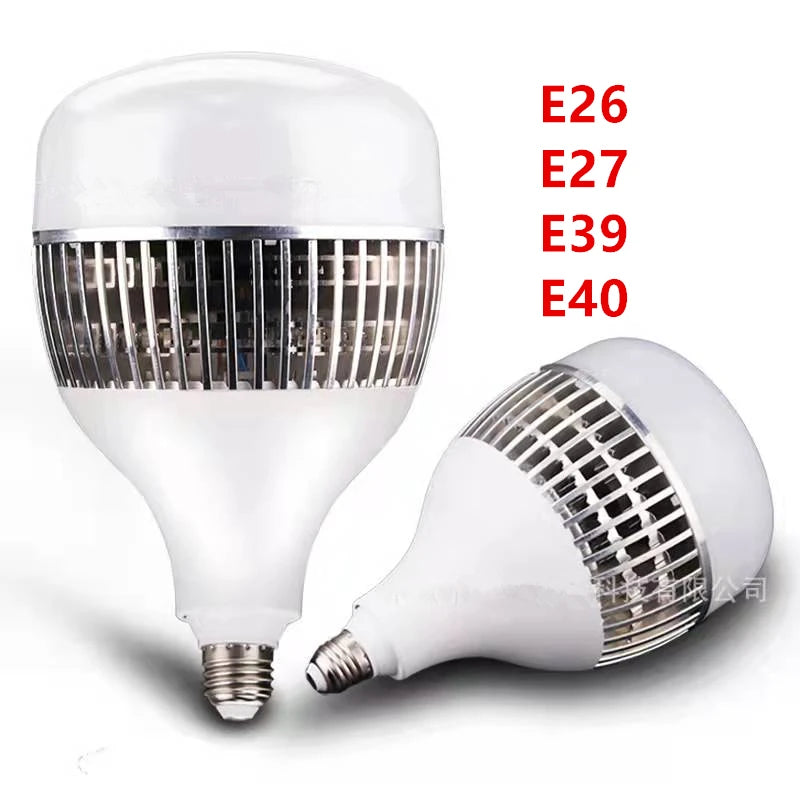 E26 E27 E39 E40 Led Bulb 220v Lampara Led Light Bulbs High Power 30W 50W 100W 150W 200W Lighting For Home Industrial Garage Lamp