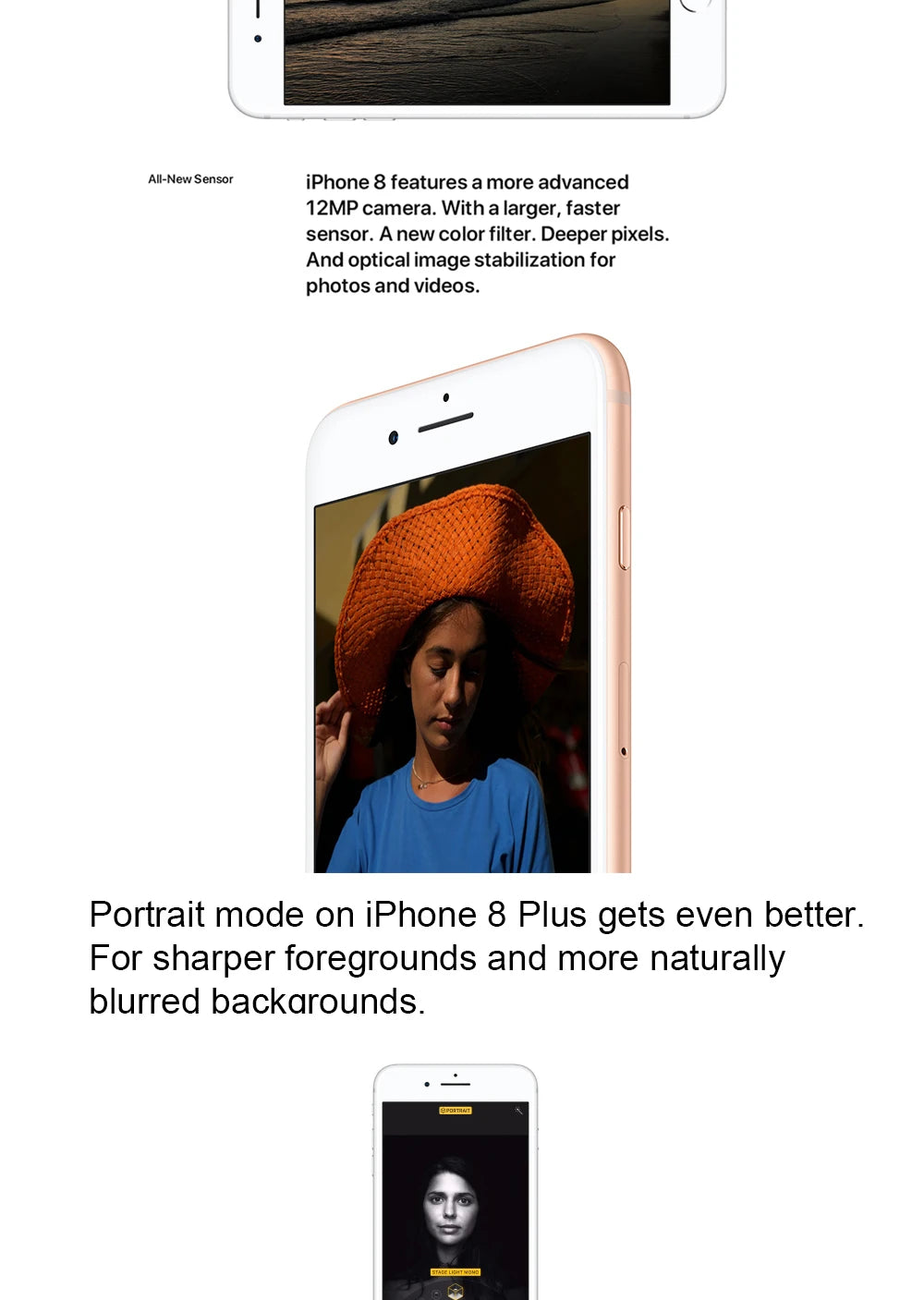 iPhone 8/iPhone8 Plus 8P 4.7'/5.5' Original Retina IPS LCD RAM 3GB ROM 64/256GB Hexa Core 12MP Fingerprint iOS 4G LTE Phone