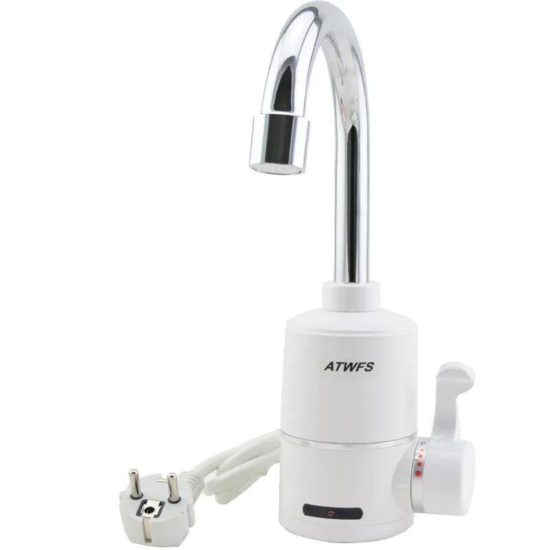 Electric Instant Hot Water Heater Water Faucet Tankless Kitchen Instantaneous Water Heater Tap Heating Flow