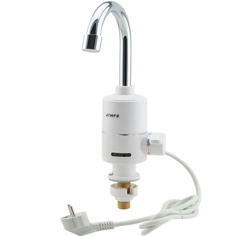 Electric Instant Hot Water Heater Water Faucet Tankless Kitchen Instantaneous Water Heater Tap Heating Flow