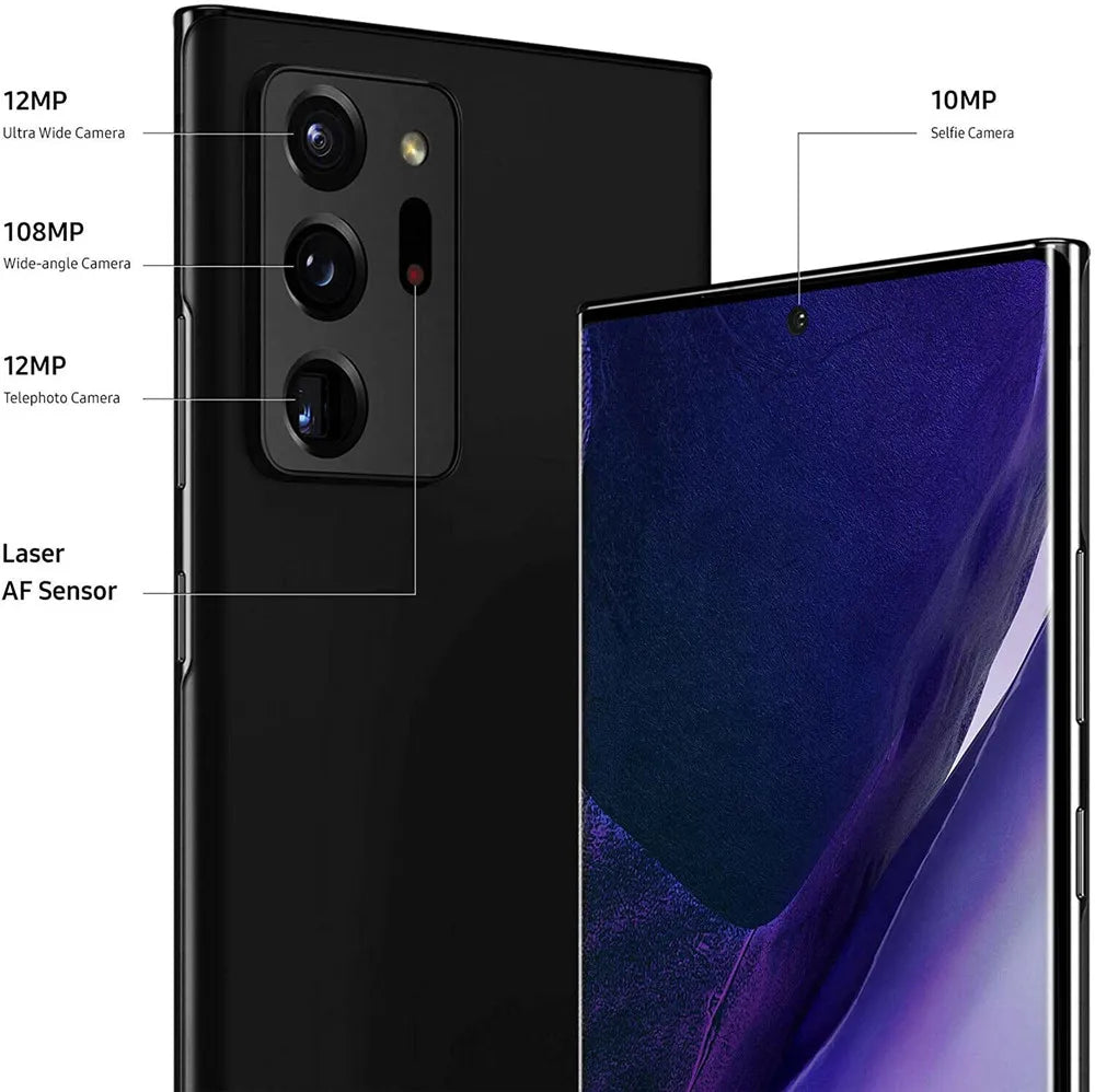 Unlocked Samsung Note20 Ultra 5G Note 20U N986U1 6.9" Original AMOLED 12GB+128/512GB Octa Core Snapdragon US Version Cellphone