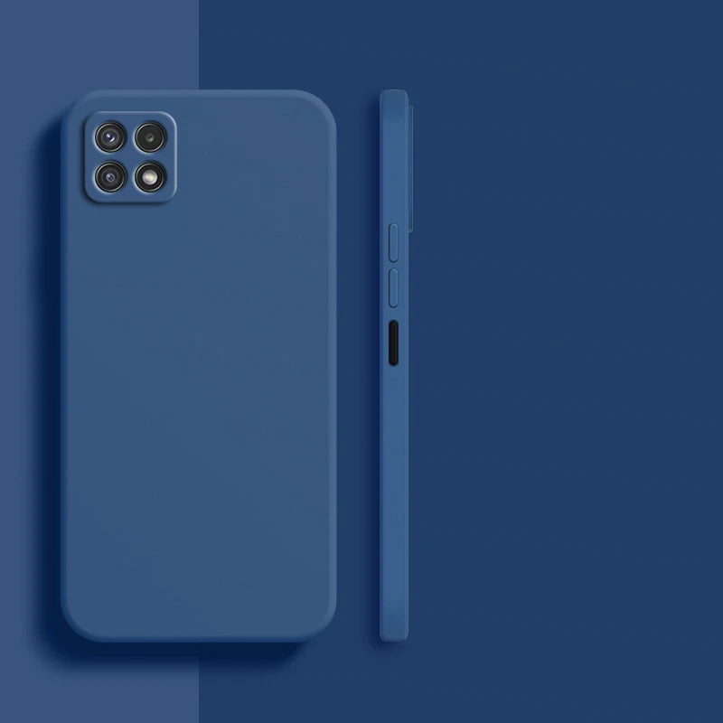 For Samsung Galaxy A22S 5G Case Samsung Galaxy A22 A22S 5G Cover Luxury TPU Shockproof Liquid Silicon Phone Case Samsung A22S 5G