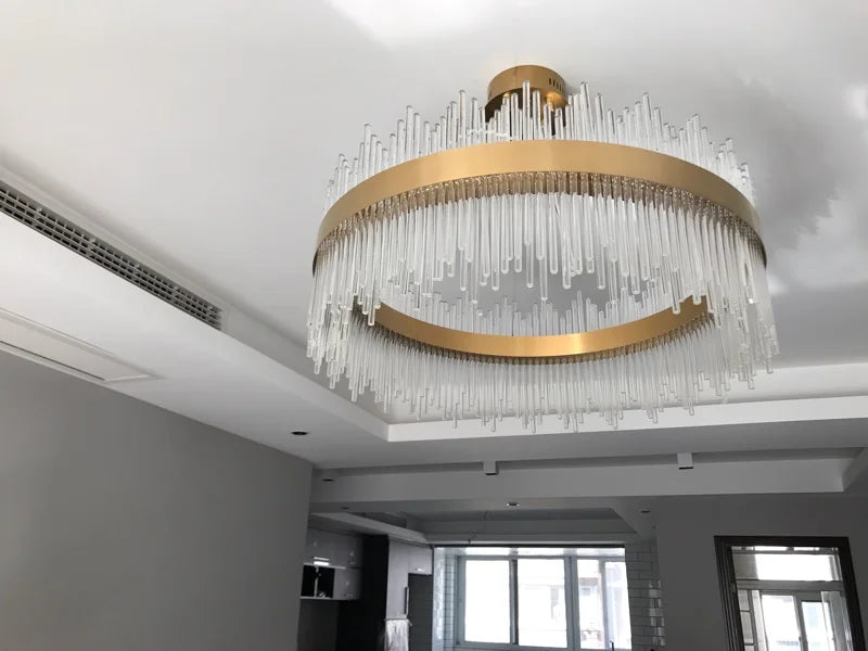 Chandelier Living Room Modern Simple Light Luxury Lighting Dining Room Lamp Hall Pendant Lights Crystal Bedroom Lamp 2025 New