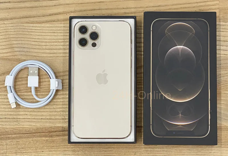 Genuine Apple iPhone 12 Pro 12pro 128/256/512GB ROM 6.1" Original OLED RAM 6GB A14 Bionic IOS Face ID NFC Unlocked 5G 98% New