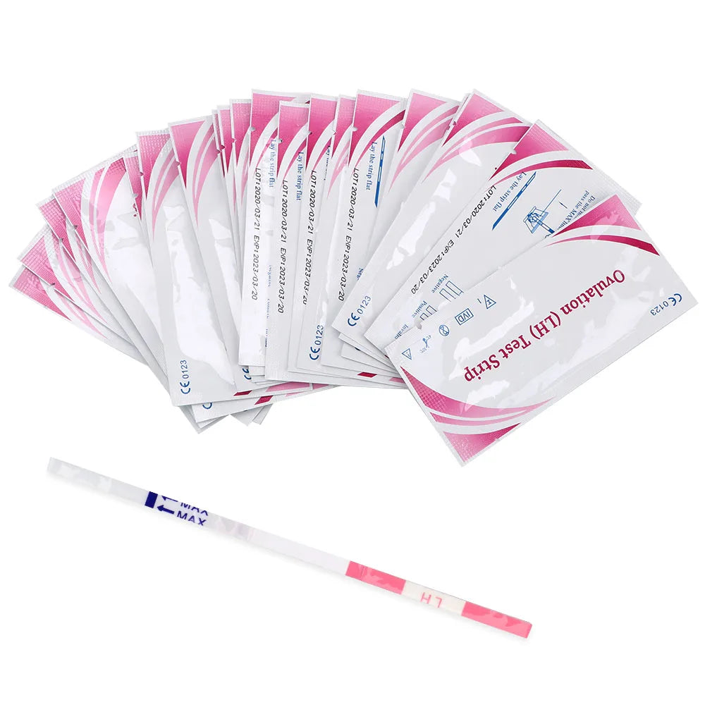 10pcs LH Ovulation Test Strips for women LH Predictor Tests Urine Test Strips First Response Over 99% Accuracy Pregnancy Test