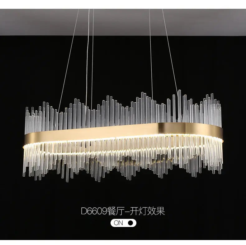 Chandelier Living Room Modern Simple Light Luxury Lighting Dining Room Lamp Hall Pendant Lights Crystal Bedroom Lamp 2025 New