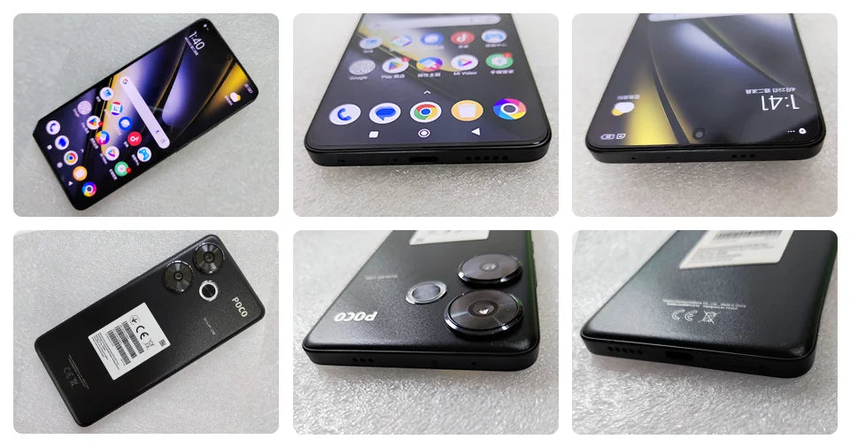 POCO F6 5G Global Version Cellphone 90W turbo charging 120Hz Flow AMOLED display 50MP camera system with OIS Snapdragon 8s Gen 3