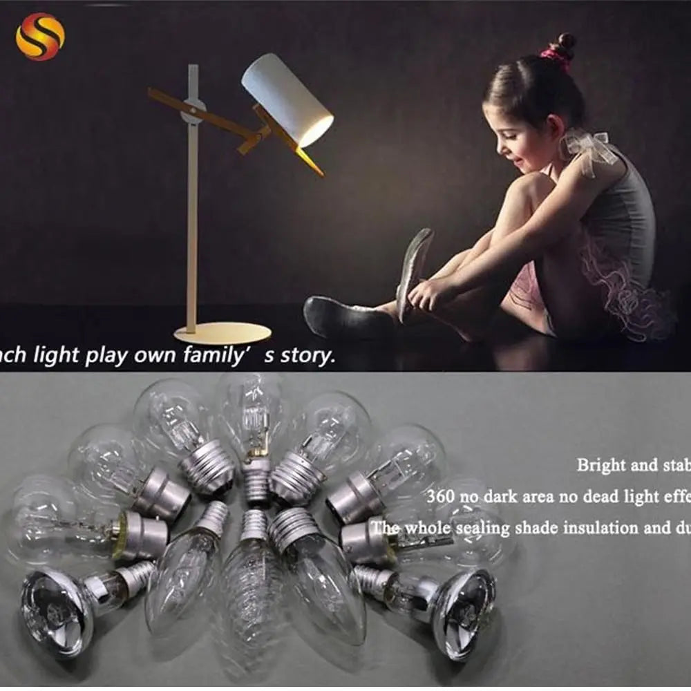 Indoor Outdoor 28W/42W E14 E27 C35 Reflector Replace Spotlight Bulbs Halogen Bulbs candles pointed bulbs Light Lamps
