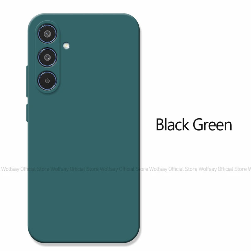 For Samsung Galaxy M35 Case Samsung Galaxy M15 M35 M55 5G Cover TPU Shockproof Liquid Silicone Phone Cover Samsung Galaxy M35