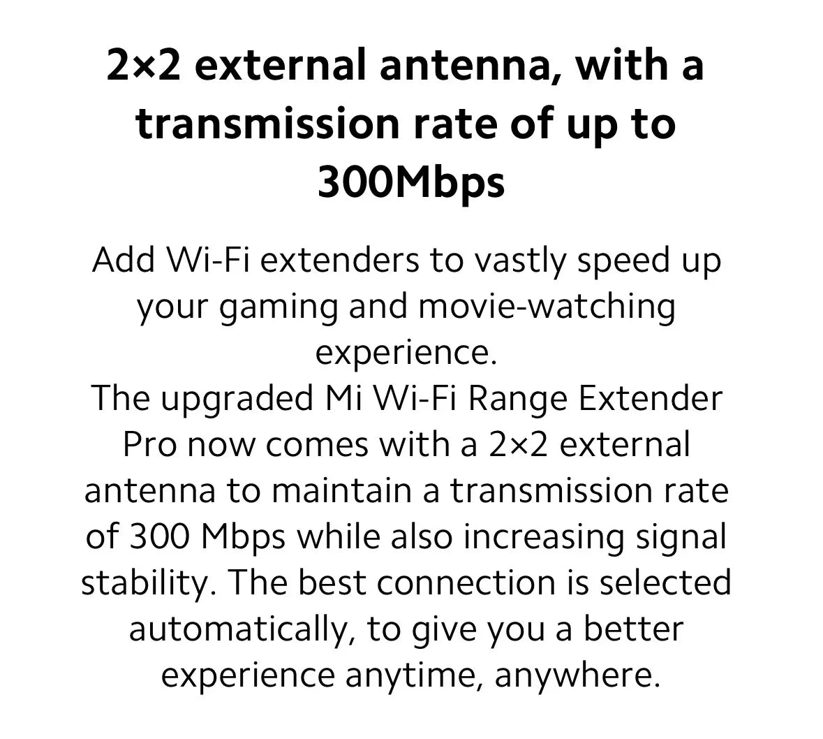 New Original Xiaomi Wifi Amplifier Pro 300M 2.4G Repeater Network Expander Range Extender Roteader Mi Wireless Wi-Fi Router