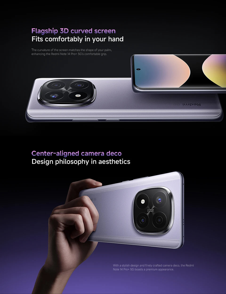 Xiaomi Redmi Note 14 Pro Plus 5G Smartphone Global Version Snapdragon 7s Gen 3 200MP OIS Camera 6.67" AMOLED Display 120W Charge