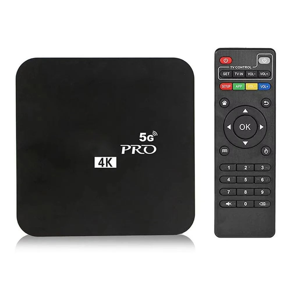 Global Version 2024 Android 10 Smart TV Box Home Theater TV Set-top Box 4K HDR10 2.4G WIFI YouTube Streaming Media Player
