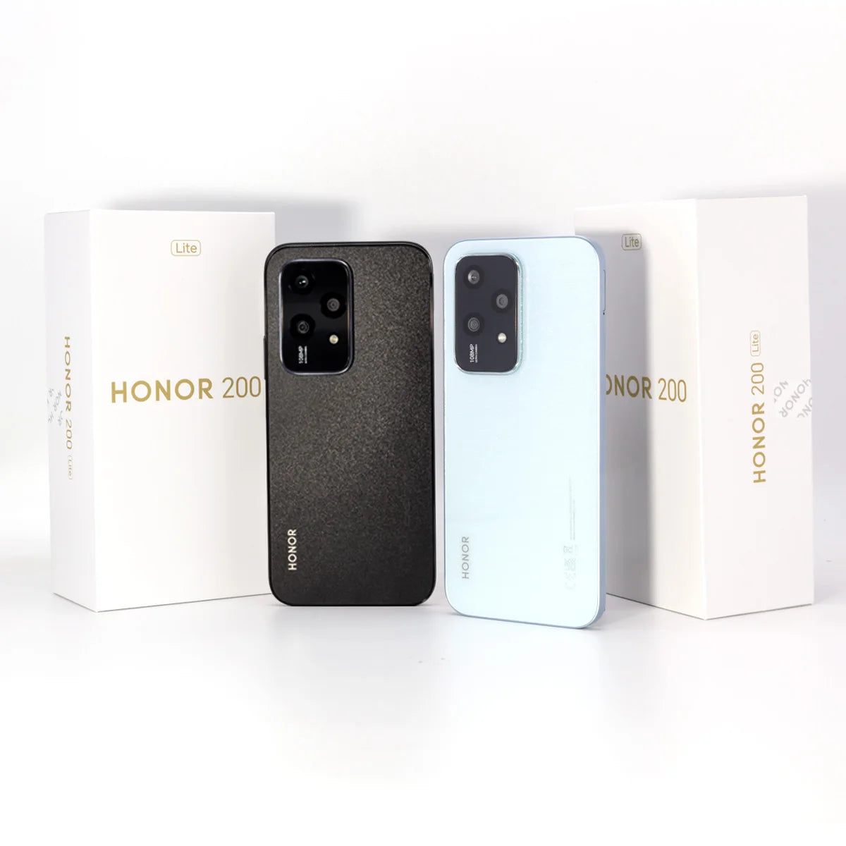 2024 Global Version HONOR 200 Lite 256GB ROM 5G Smartphone Mediatek Dimensity 6080 6.7'' 90Hz AMOLED Display 108MP Main Camera
