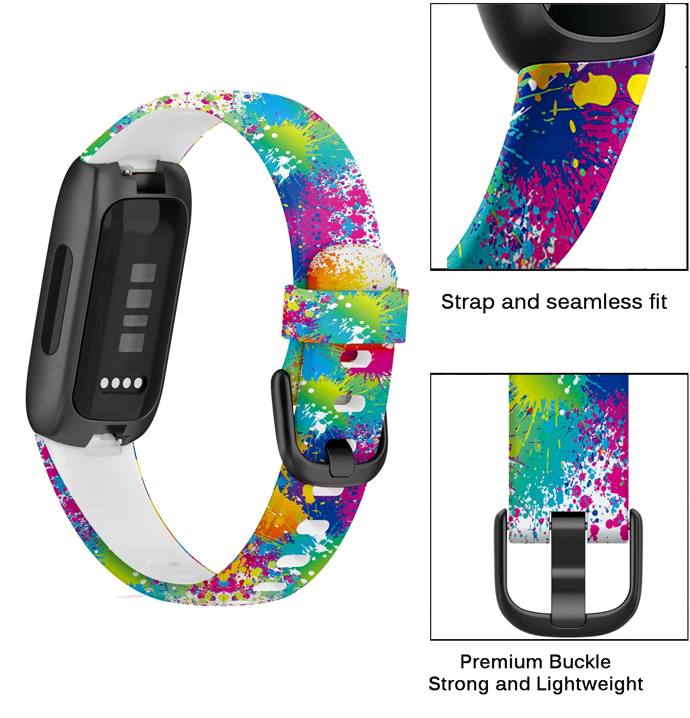 Silicone Wristband For Fitbit Inspire 3 Strap For Fitbit Inspire 3 Smart Watch Bracelet Watchband For Inspire3 Correa (No Watch)