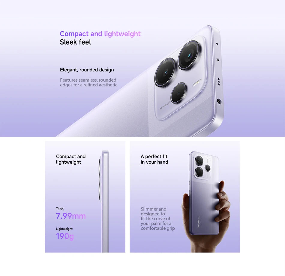 Redmi Note 14 5G Xiaomi Global Version MediaTek Dimensity 7025 Ultra 108MP Camera 45W Turbo Charging 5110mAh Battery Smartphone