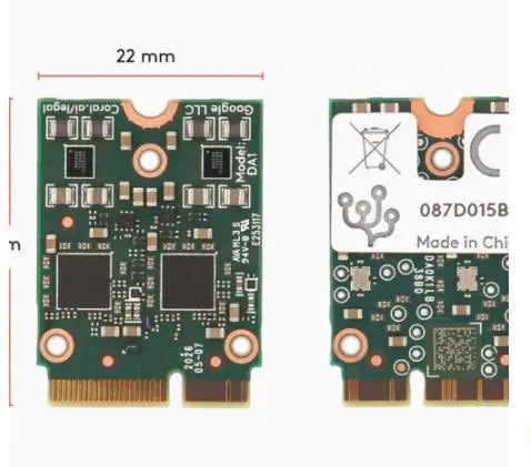 G650-06076-01 Coral Accelerator Edge TPU M.2 E-key slot. m.2 2280 B+M key