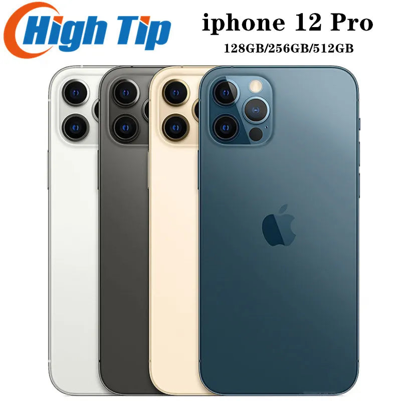Apple iPhone 12 Pro 6G RAM 128GB 256GB ROM Mobile Phone 6.1" OLED Face ID NFC IOS Unlocked 5G Original iPhone 12pro Smartphone