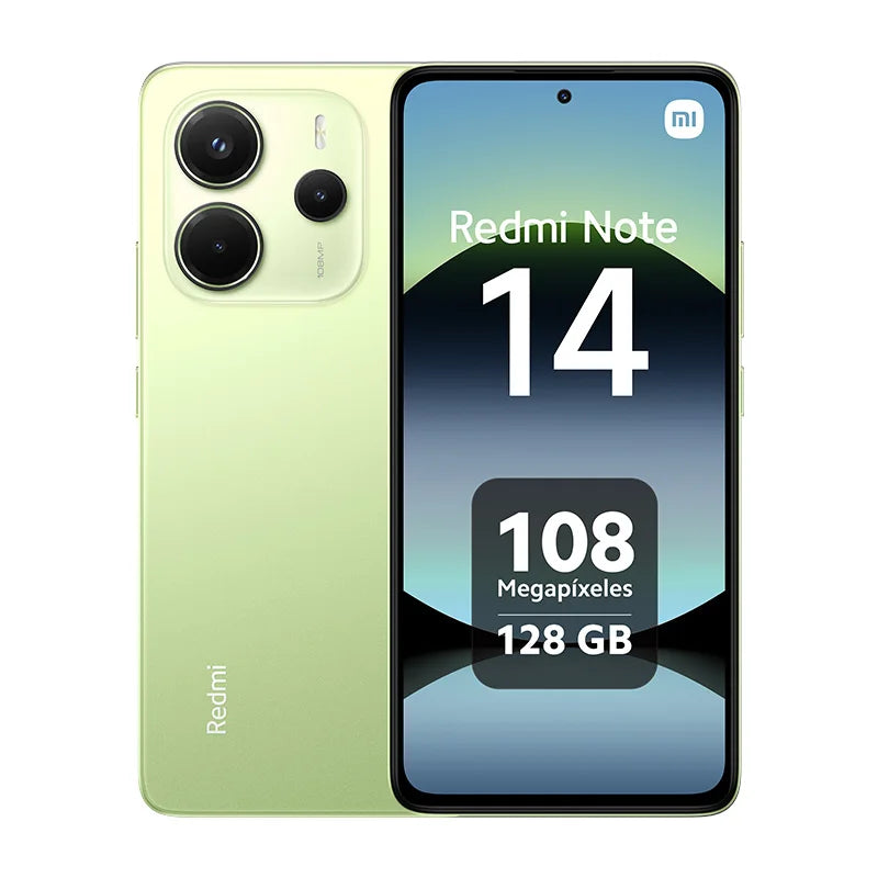 Xiaomi Redmi Note 14 4G NFC helium G99-Ultra 6,67 ''AMOLED screen 120 Hz 108 MP IA camera 5500 mAh battery,Charger Not Included