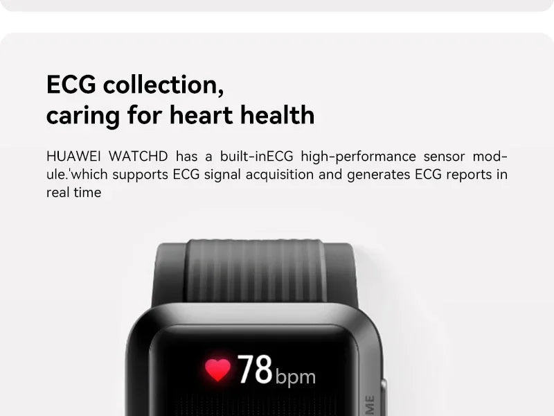 Authentic Huawei WATCH D Huawei wrist ECG blood pressure recorder smart watch blood pressure measurement ECG..