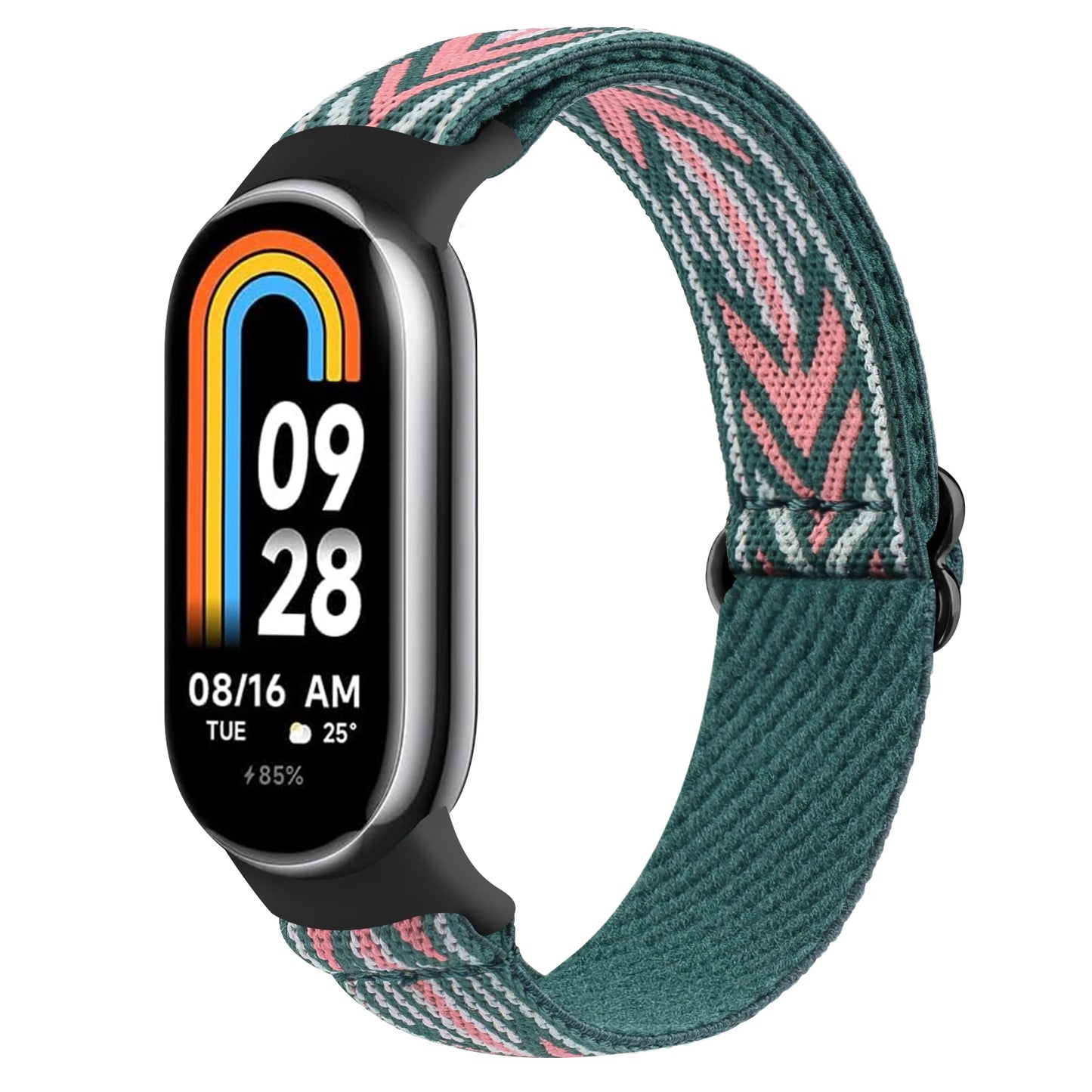 Nylon Loop Strap For Xiaomi Smart Band 9 8 Watchband Replacement NFC Elastic Wristband for Xiaomi Smart Band 9 8 Correa Bracelet