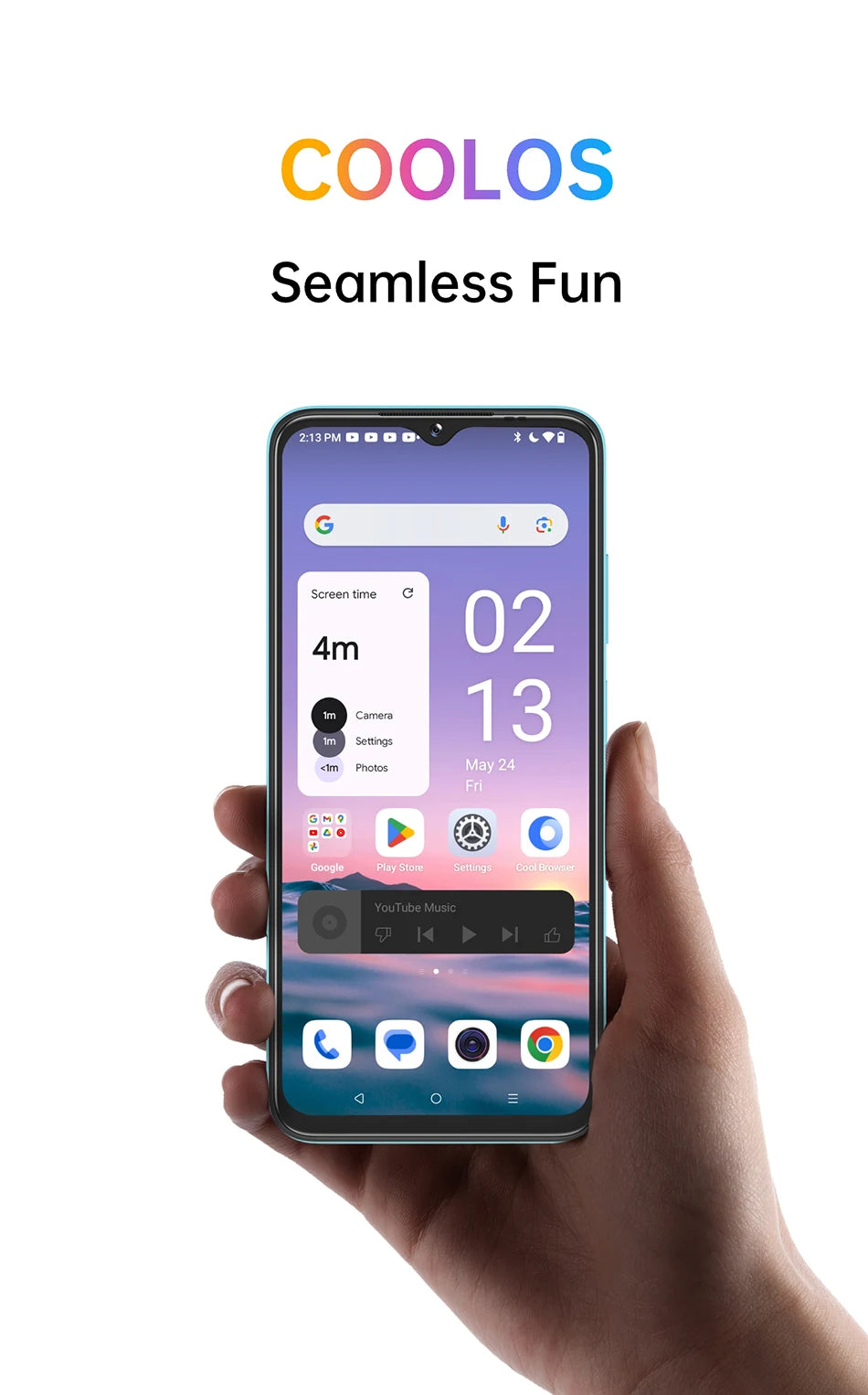Global Version coolpad COOL 30 Play Smartphone NFC 6.79" HD+ 90Hz Punch-Hole Screen Helio G99 64MP Triple Camera 5000mAh Battery