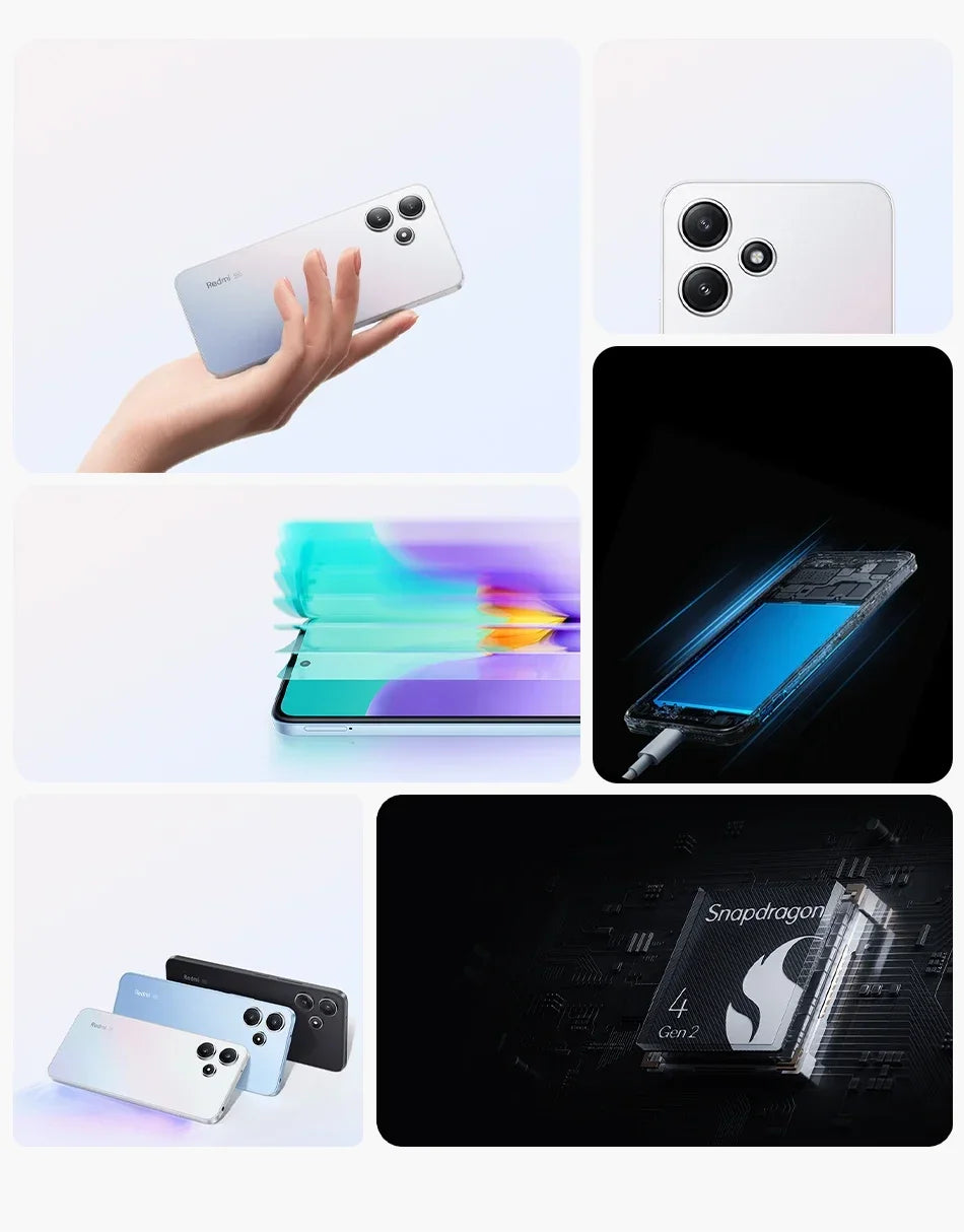Global Rom Original Xiaomi Redmi 12 5G 5000mAh Battery Snapdragon 4 Gen2 SmartPhone 50MP Quad Camera 6.79 inch Screen LCD phone