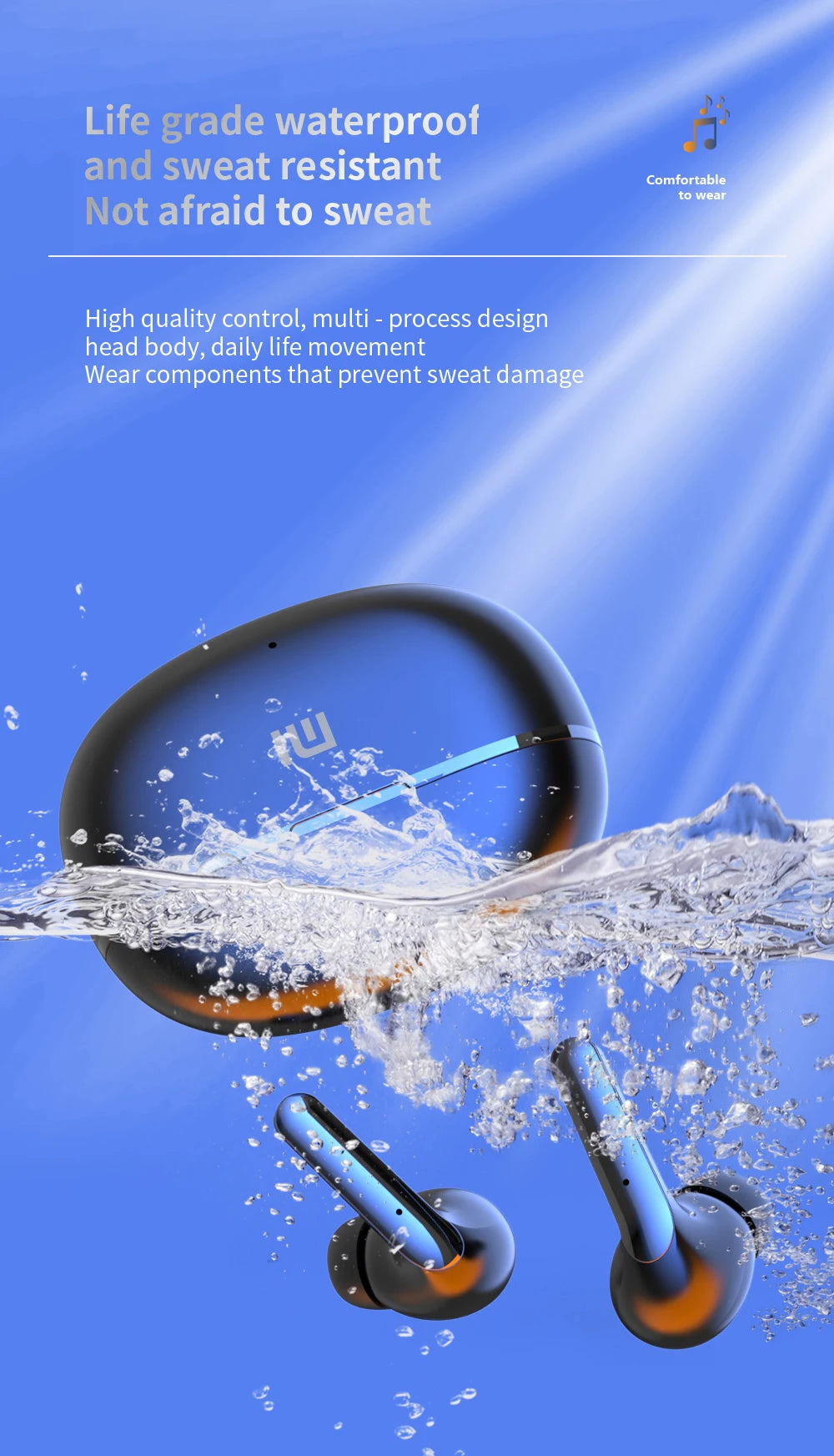 Original Xiaomi Air7 Headset Wireless Earphones Bluetooth Headphones Stereo Sport Game TWS Earbuds In Ear With Mic Touch