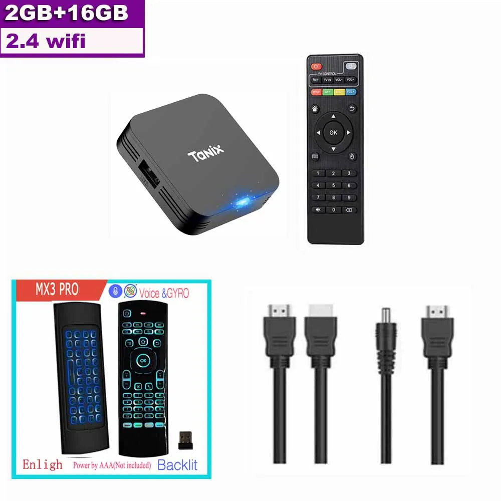Tanix TX1 Android 10 TV Box 2.4G WIFI 4K 16GB 8GB Global Media Player