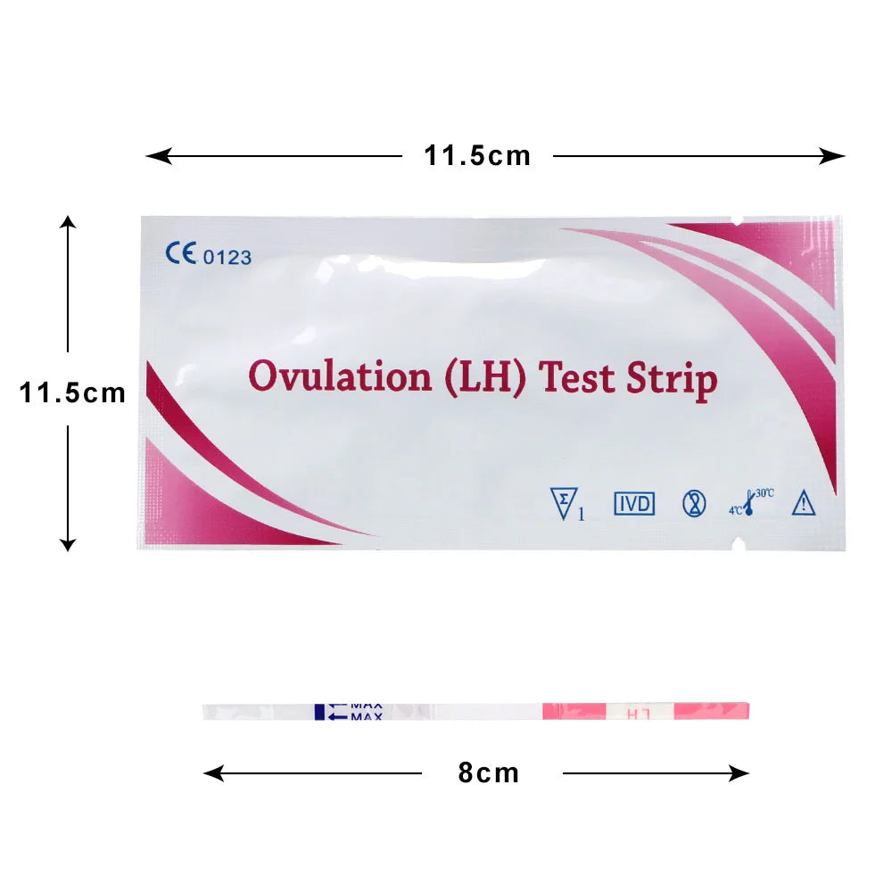 10pcs LH Ovulation Test Strips for women LH Predictor Tests Urine Test Strips First Response Over 99% Accuracy Pregnancy Test