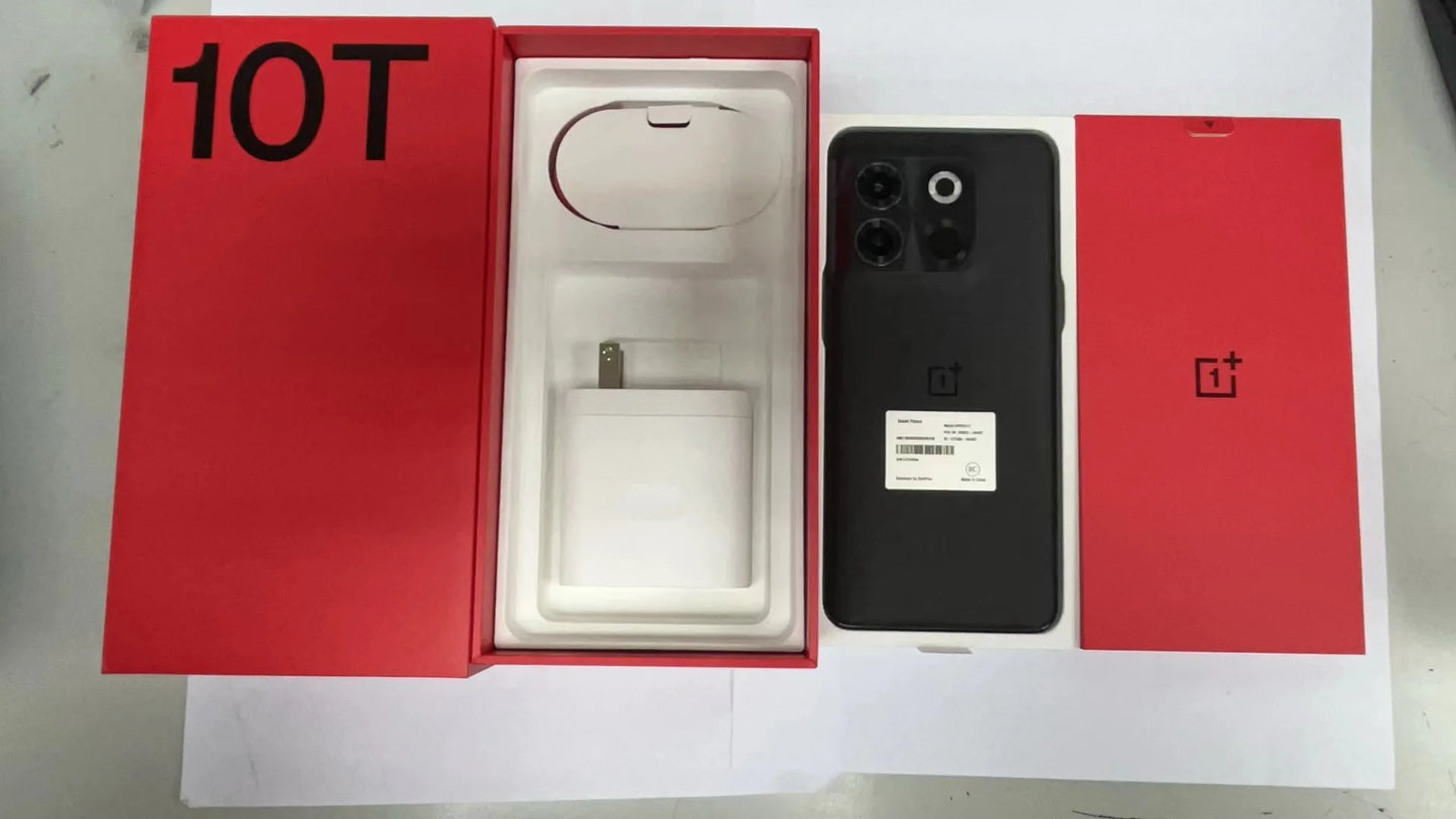 OnePlus 10T 10 T 5G Smartphone Global Version 8GB 128GB Snapdragon 8+ Gen 1 125W SUPERVOOC 4800mAh 120 Hz Fluid AMOLED Display