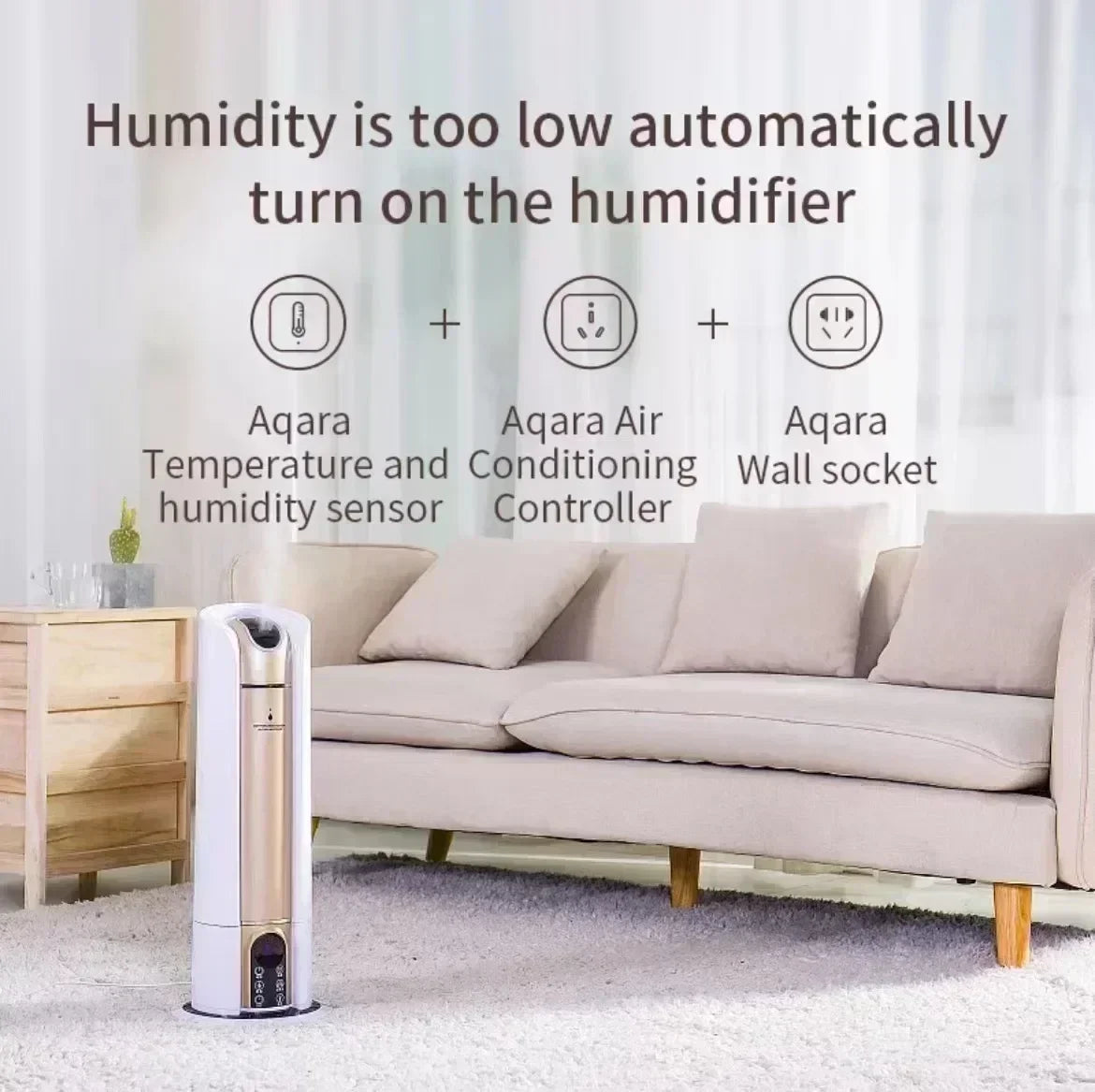 Aqara Temperature Sensor Smart Air Pressure Humidity Environment Sensor Zigbee Smart Remote Control For Mijia Home Homekit