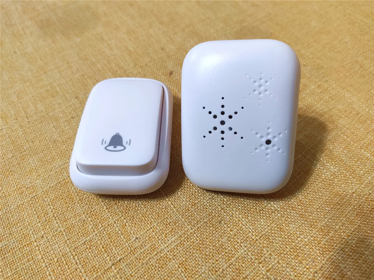 Lunzo No Battery Self Powered Wireless Doorbell US/UK/EU Plug 38 Ringtones Outdoor Waterproof 150m Range Kinetic Door Bell